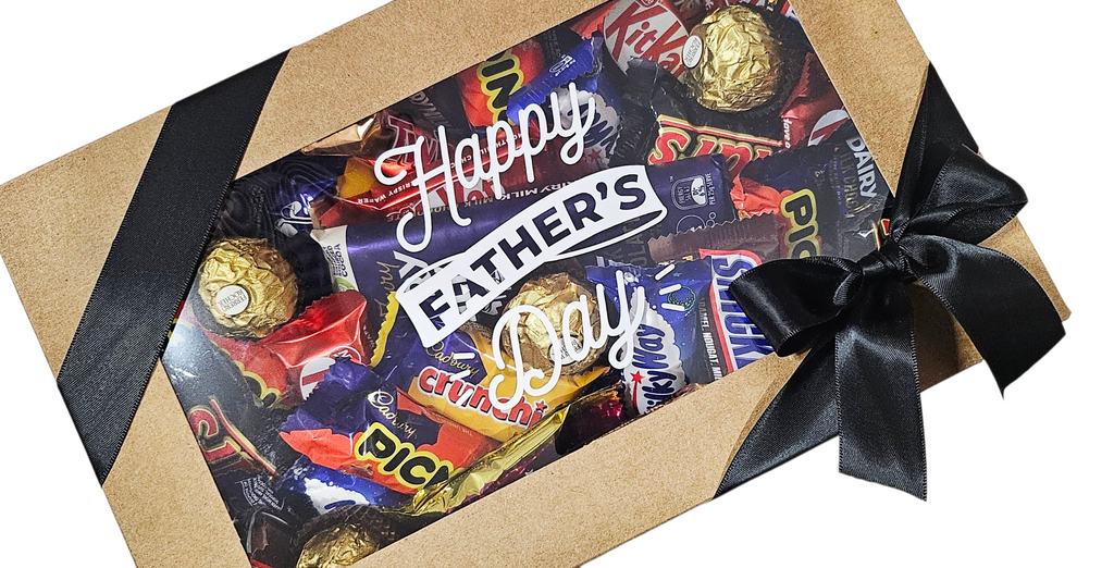 Father’s Day Chocolate Gift Box Perth – assorted mini chocolates and Cadbury bar in gift packaging