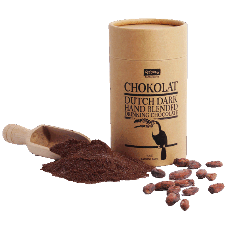 CHOKOLAT - Dutch dark hand blended  drinking chocolate
